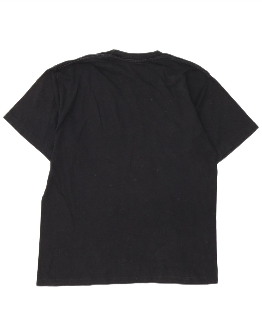 CHAMPION Mens Graphic T-Shirt Top Medium Black Cotton