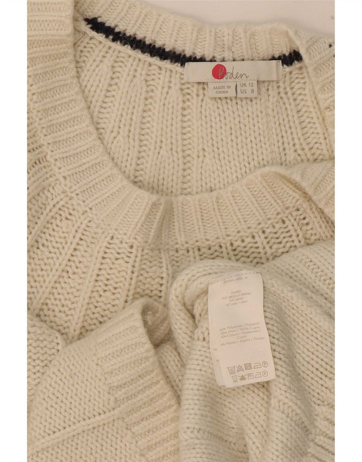 Boden Womens Cardigan Sweater UK 12 Medium Beige Polyamide