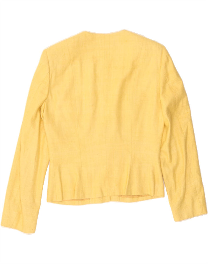 ASPESI Womens 4 Button Blazer Jacket IT 42 Medium Yellow Vintage Aspesi and Second-Hand Aspesi from Messina Hembry 