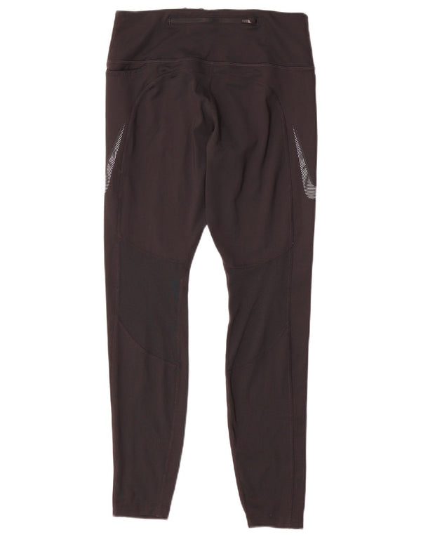 Nike Womens Dri Fit Tracksuit Trousers UK 14 Medium Black
