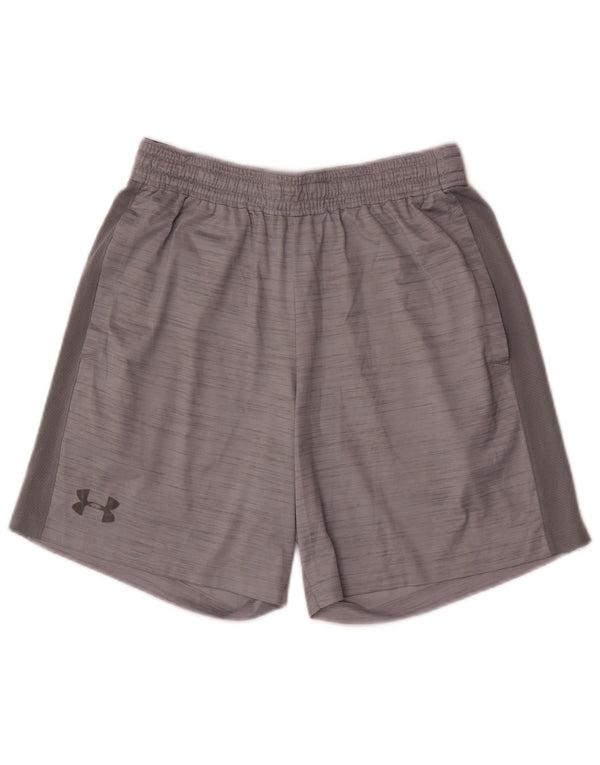 Under Armour Mens Heat Gear Sport Shorts Medium Grey Flecked