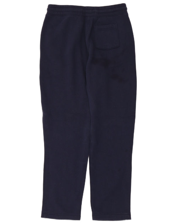HOLLISTER Mens Graphic Tracksuit Trousers Small  Navy Blue Cotton