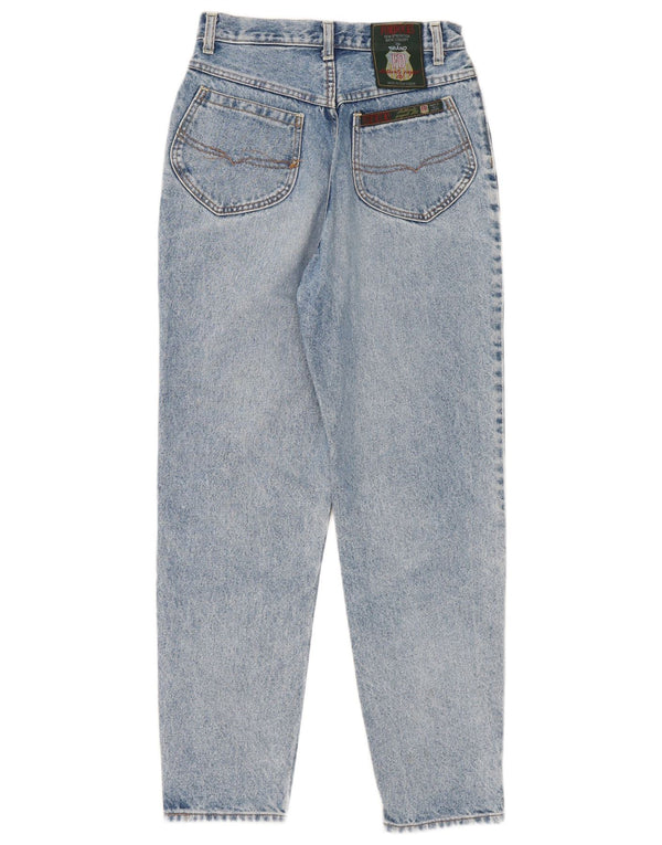 Fordocks Womens High Waist Tapered Jeans IT 42 Medium W26 L27 Blue Cotton
