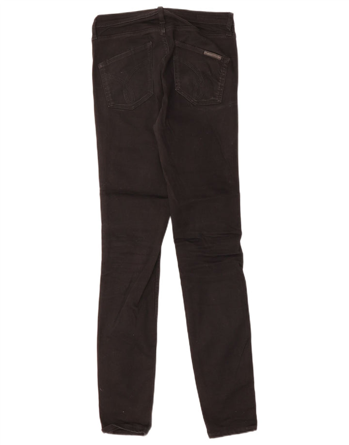 CALVIN KLEIN Womens Skinny Jeans W26 L30 Black