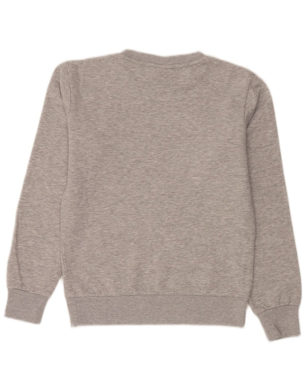 Umbro Mens Graphic Sweatshirt Jumper XS Grey Flecked Cotton