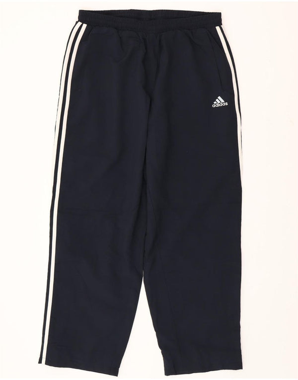 ADIDAS Mens Tracksuit Trousers UK 40/42 Medium  Navy Blue Polyester