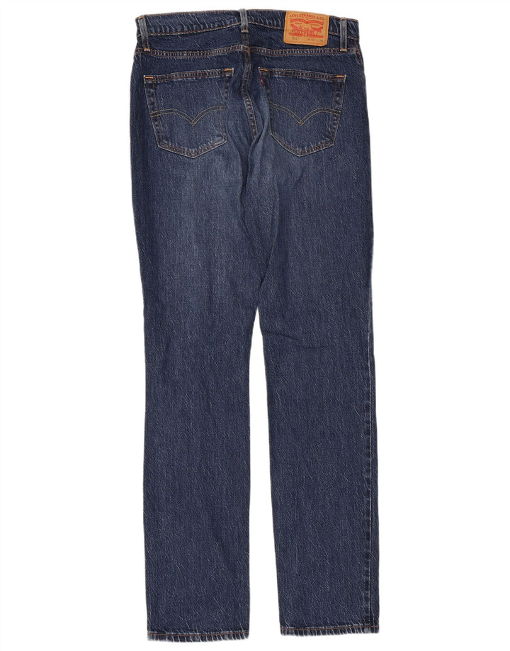 LEVI'S Mens 511 Slim Jeans W32 L34 Blue Cotton