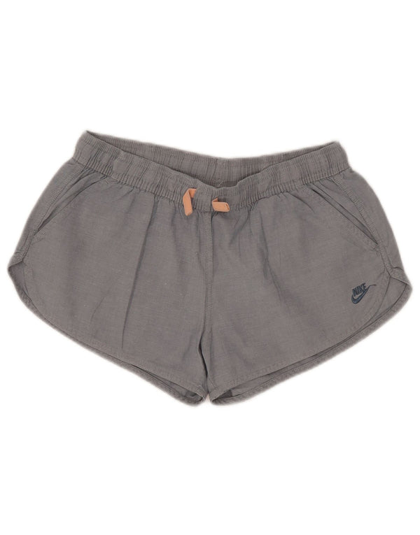 Nike Womens Casual Shorts Small W27  Grey Cotton