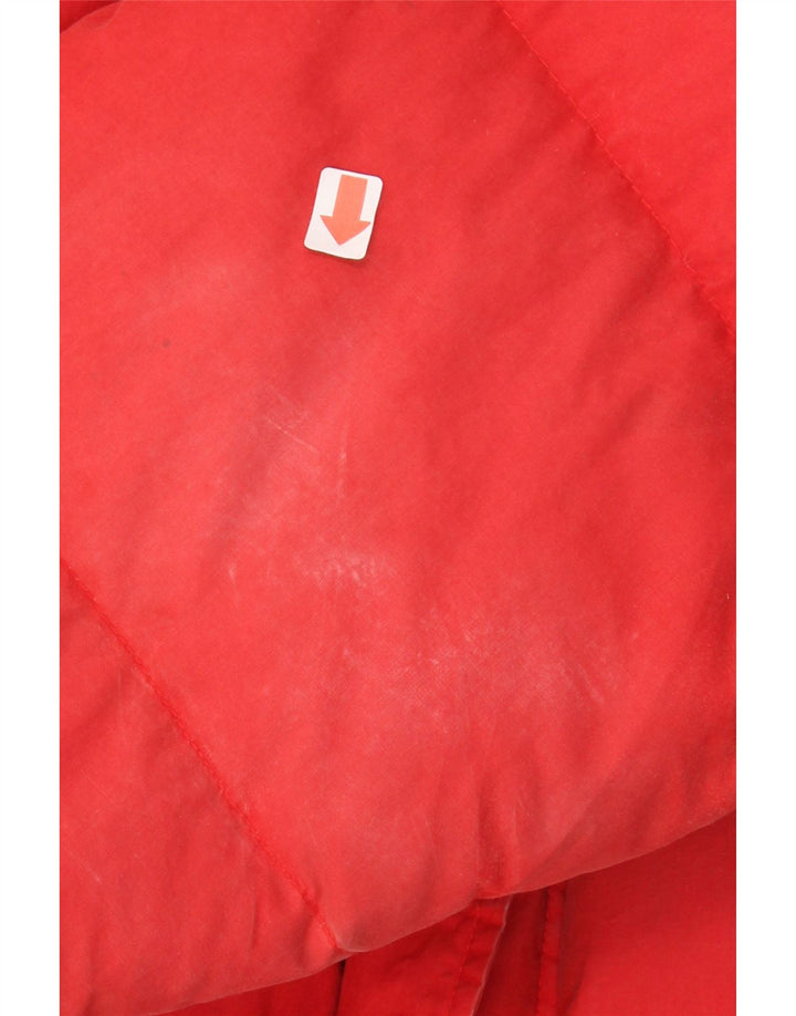 VINTAGE Mens Padded Jacket UK 40 Large Red Cotton Vintage Vintage and Second-Hand Vintage from Messina Hembry 