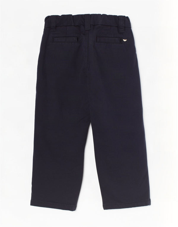 Armani Baby Boys Straight Chino Shorts 3-6 Months W16 L8 Navy Blue Cotton