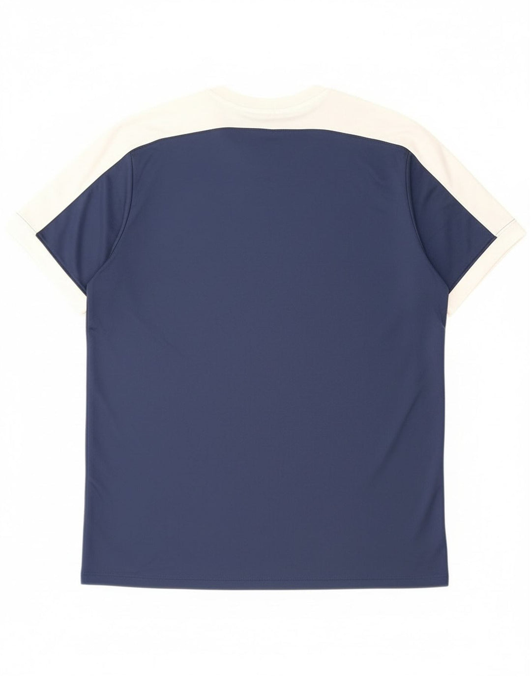 Nike Mens Dri Fit T-Shirt Top XL Navy Blue Colourblock Polyester