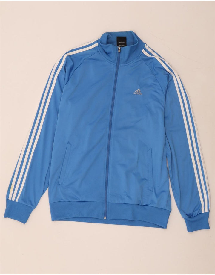 Adidas Mens Clima 365 Tracksuit Top Jacket Medium Blue Polyester