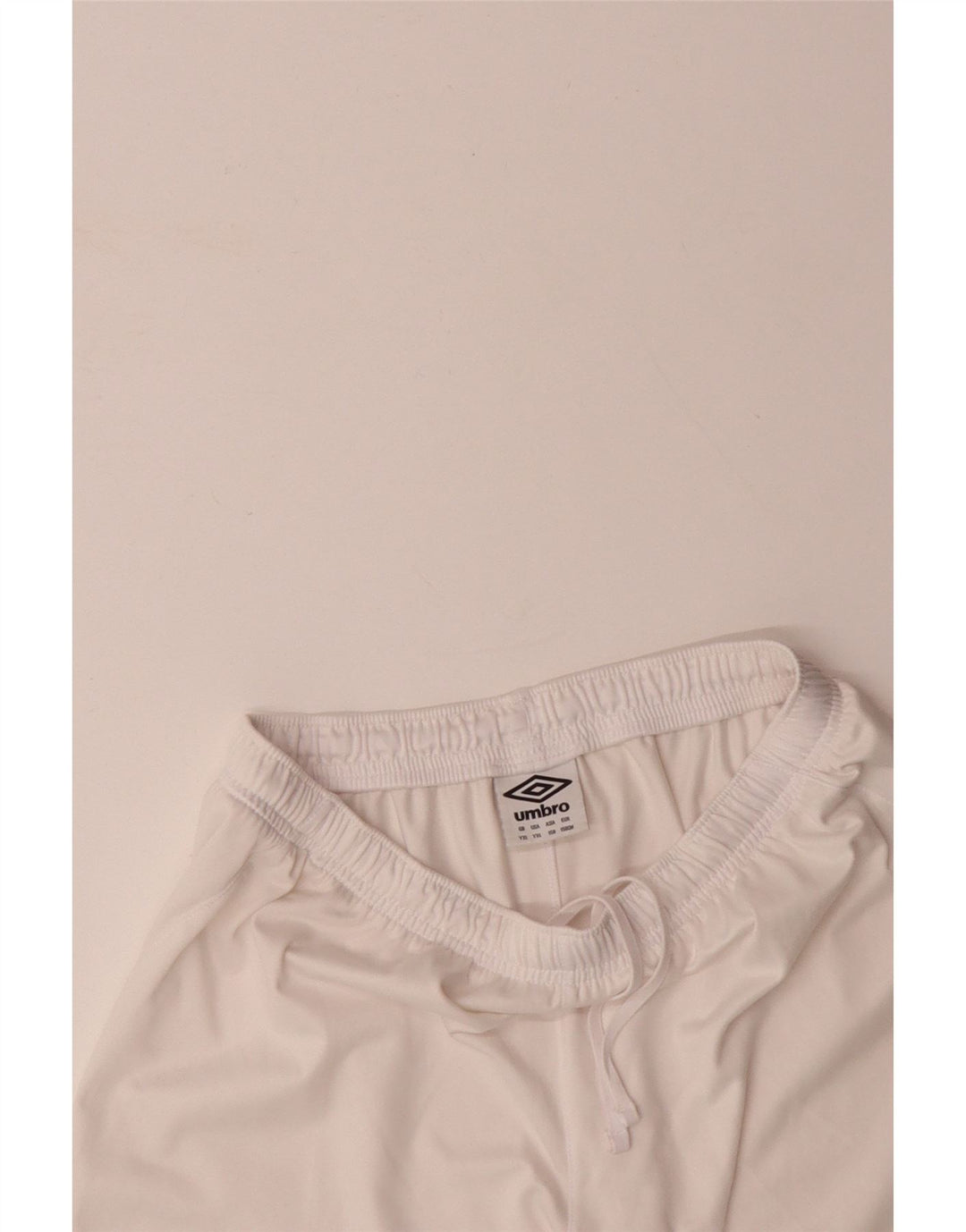 UMBRO Boys Sport Shorts 13-14 Years XL White Colourblock Polyester