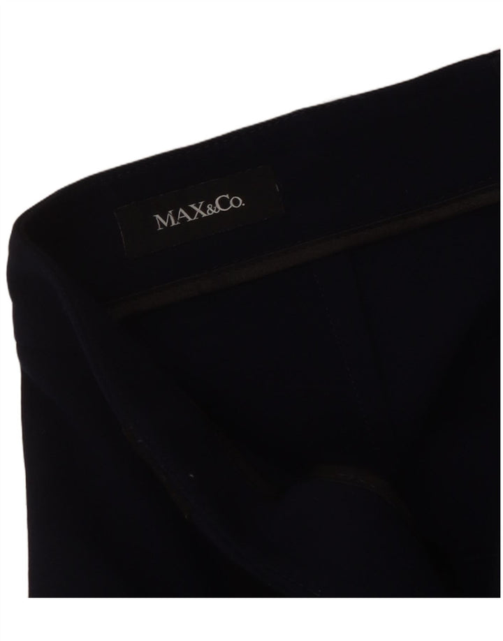 Max & Co. Womens A-Line Skirt W26 Small Navy Blue
