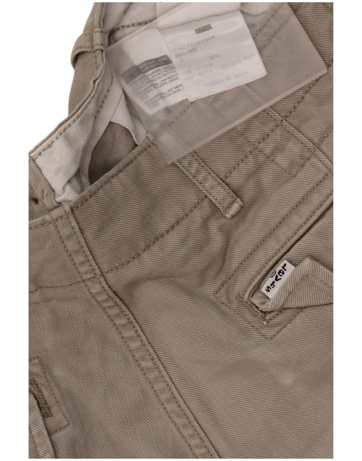 Levi's Mens Cargo Shorts W34 Large Grey Cotton