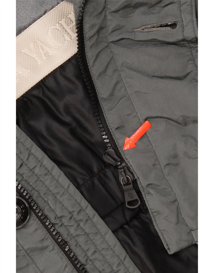 Marina Yachting Mens Padded Jacket IT 56 3XL Grey Nylon