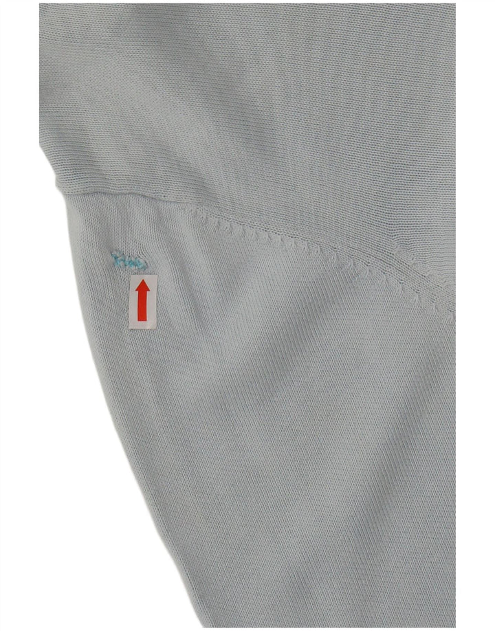 LYLE & SCOTT Mens Club V-Neck Jumper Sweater Small Blue