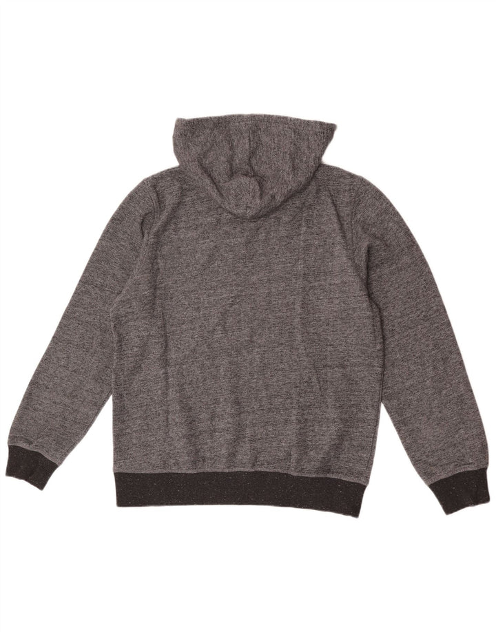Jack & Jones Mens Hoodie Jumper Large Grey Flecked