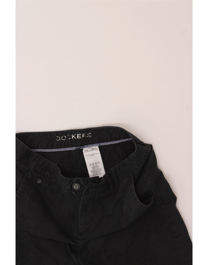 DOCKERS Womens Chino Shorts US 8 Medium W30  Black Cotton Vintage Dockers and Second-Hand Dockers from Messina Hembry 