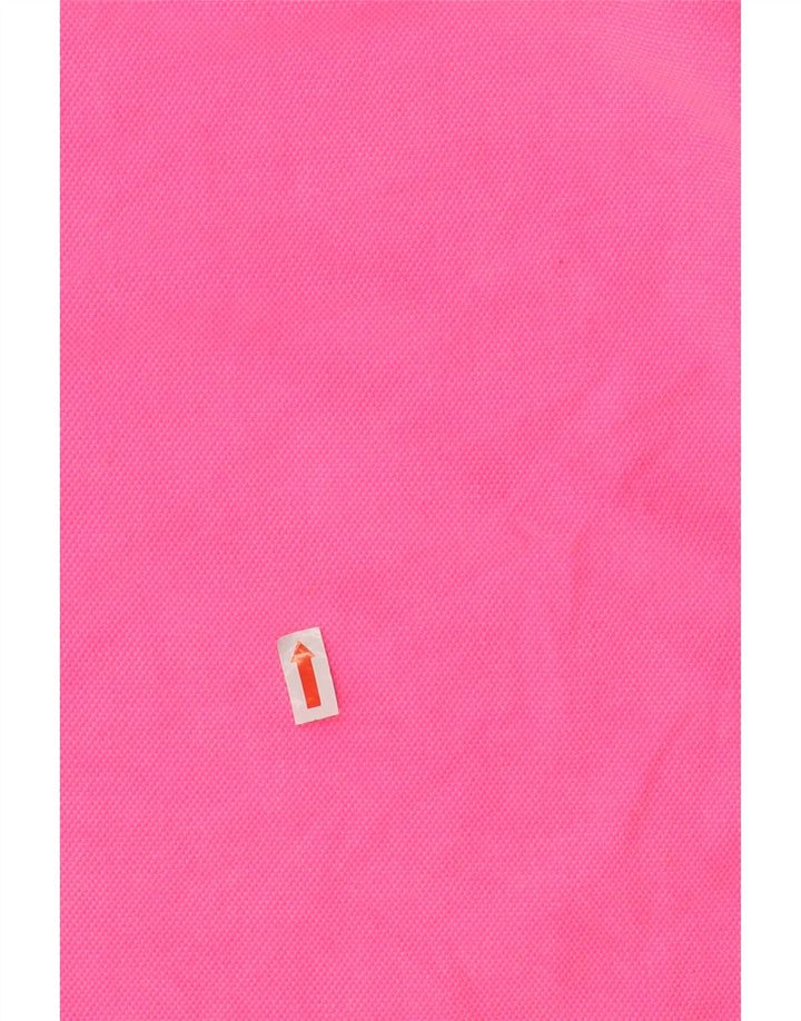 SUPERDRY Mens Polo Shirt Medium Pink Cotton