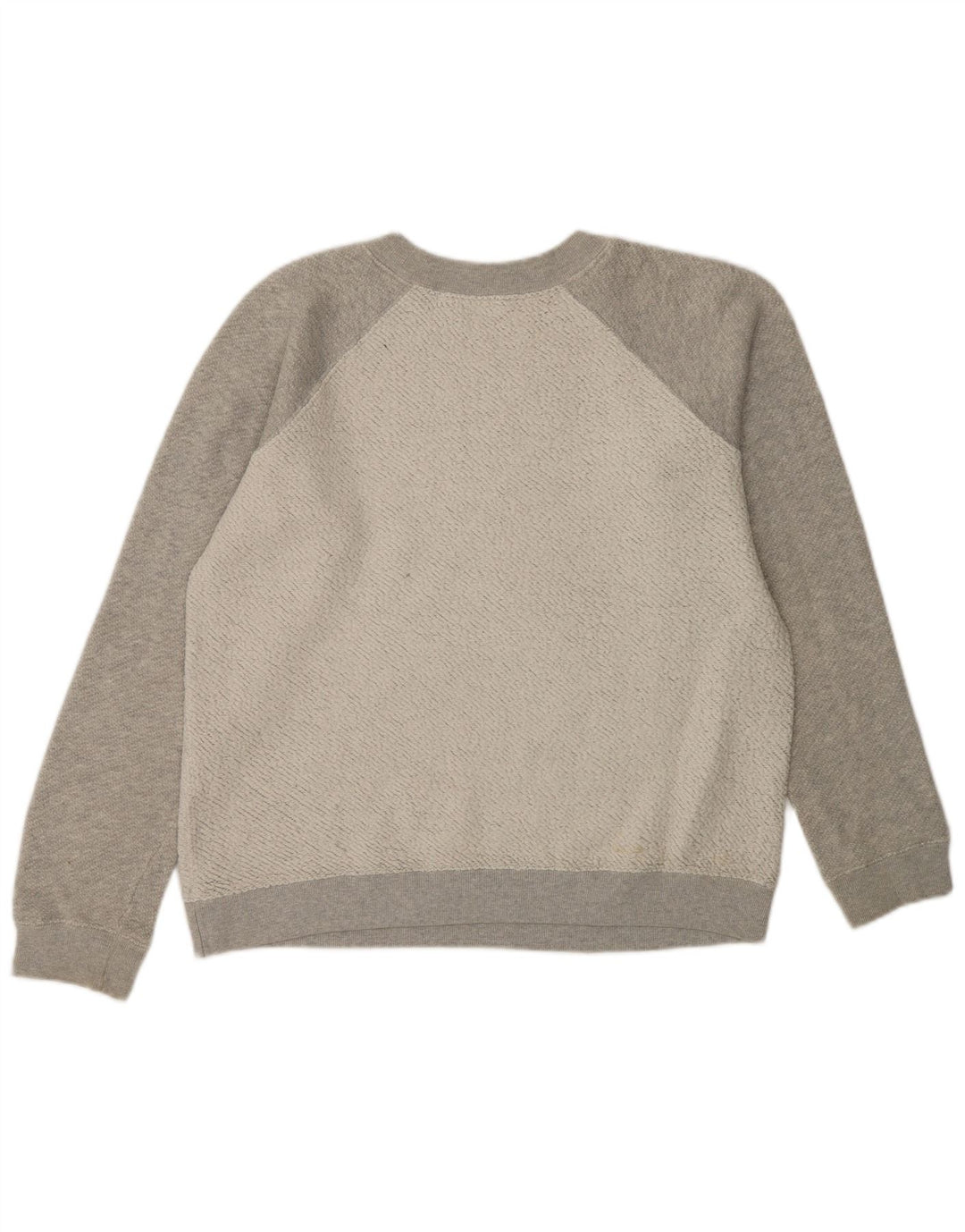 Jack Wills Womens Crop Sweatshirt Jumper UK 12 Medium  Grey Cotton