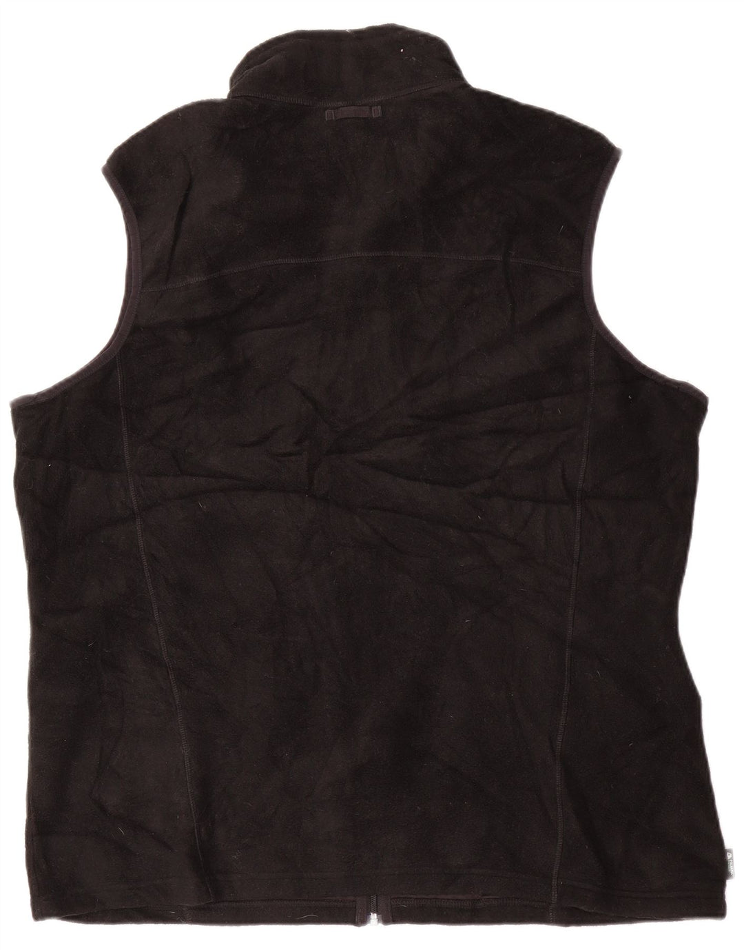 EDDIE BAUER Mens Tall Liner Fleece Gilet UK 42 XL Black Polyester