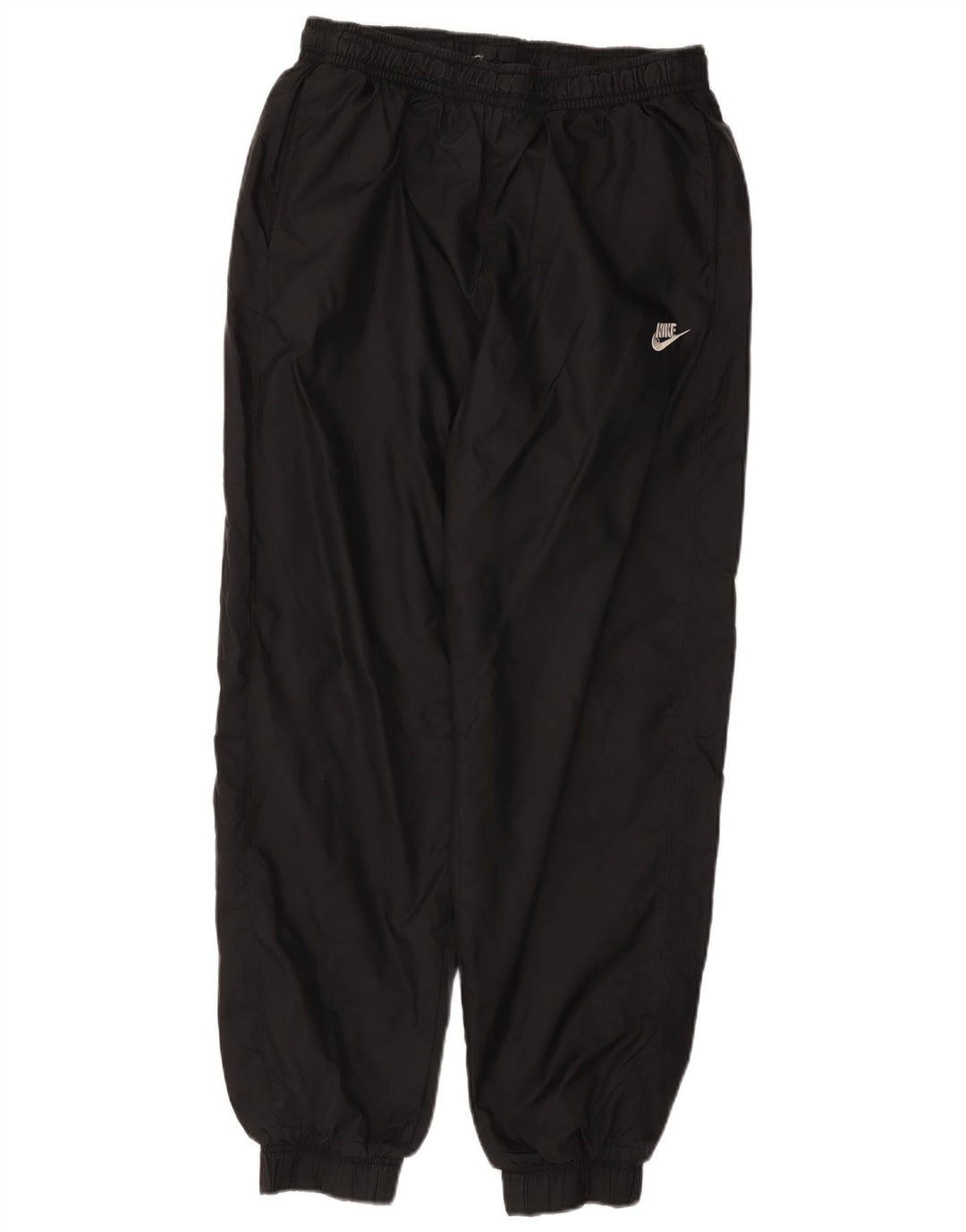 NIKE Mens Tracksuit Trousers Joggers Small  Black Nylon