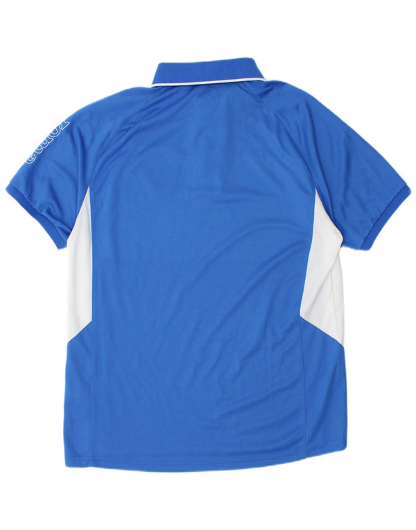 Joma Mens Polo Shirt Large Blue Colourblock Polyester