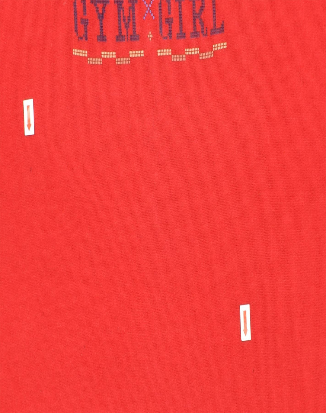 VINTAGE Girls Graphic Sweatshirt Jumper 13-14 Years Red Cotton | Vintage | Thrift | Second-Hand | Used Clothing | Messina Hembry 