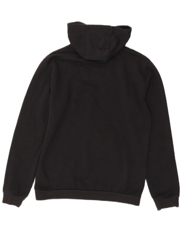 ADIDAS Mens Hoodie Jumper Small Black Cotton