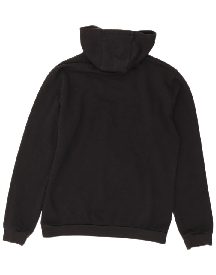 ADIDAS Mens Hoodie Jumper Small Black Cotton