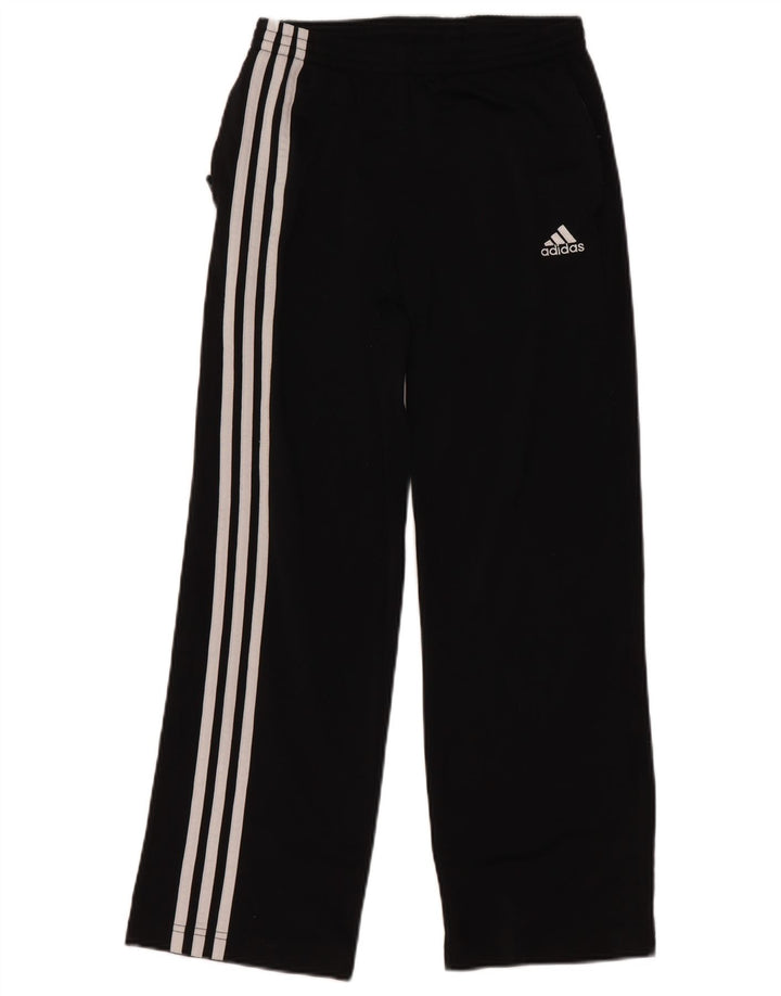 Adidas Girls Tracksuit Trousers 11-12 Years Black Polyester