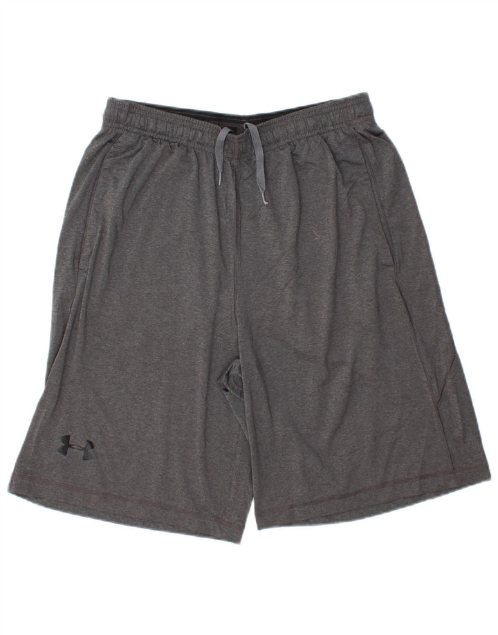 UNDER ARMOUR Mens Heat Gear Sport Shorts Medium  Grey