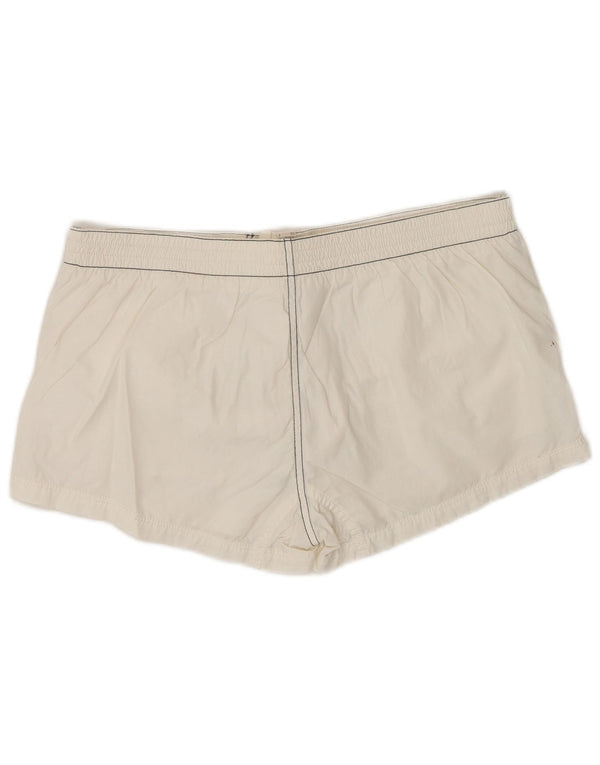Diesel Mens Graphic Swimming Shorts Large  Off White Cotton