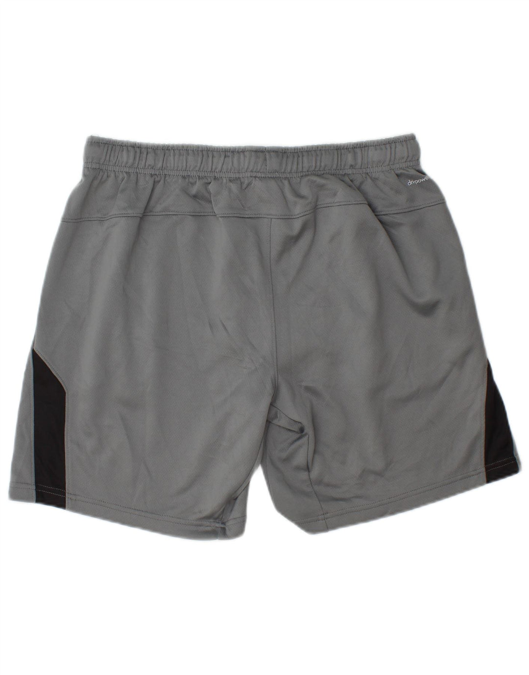 RUSSELL ATHLETIC Mens Dri-Power Sport Shorts Large  Grey Colourblock