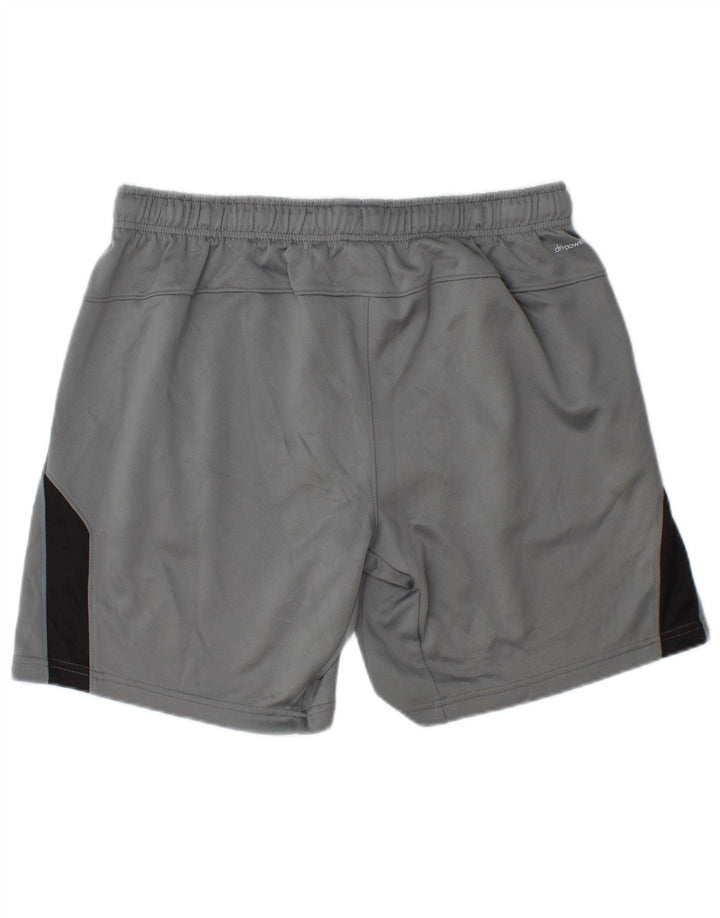 RUSSELL ATHLETIC Mens Dri-Power Sport Shorts Large  Grey Colourblock