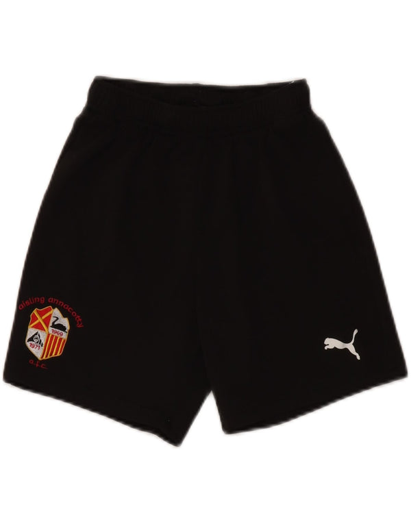 PUMA Boys Sport Shorts 11-12 Years Black Polyester