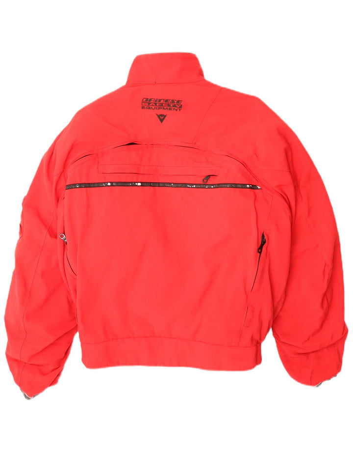 Dainese Mens Racer Jacket Size 50 Medium Red Nylon