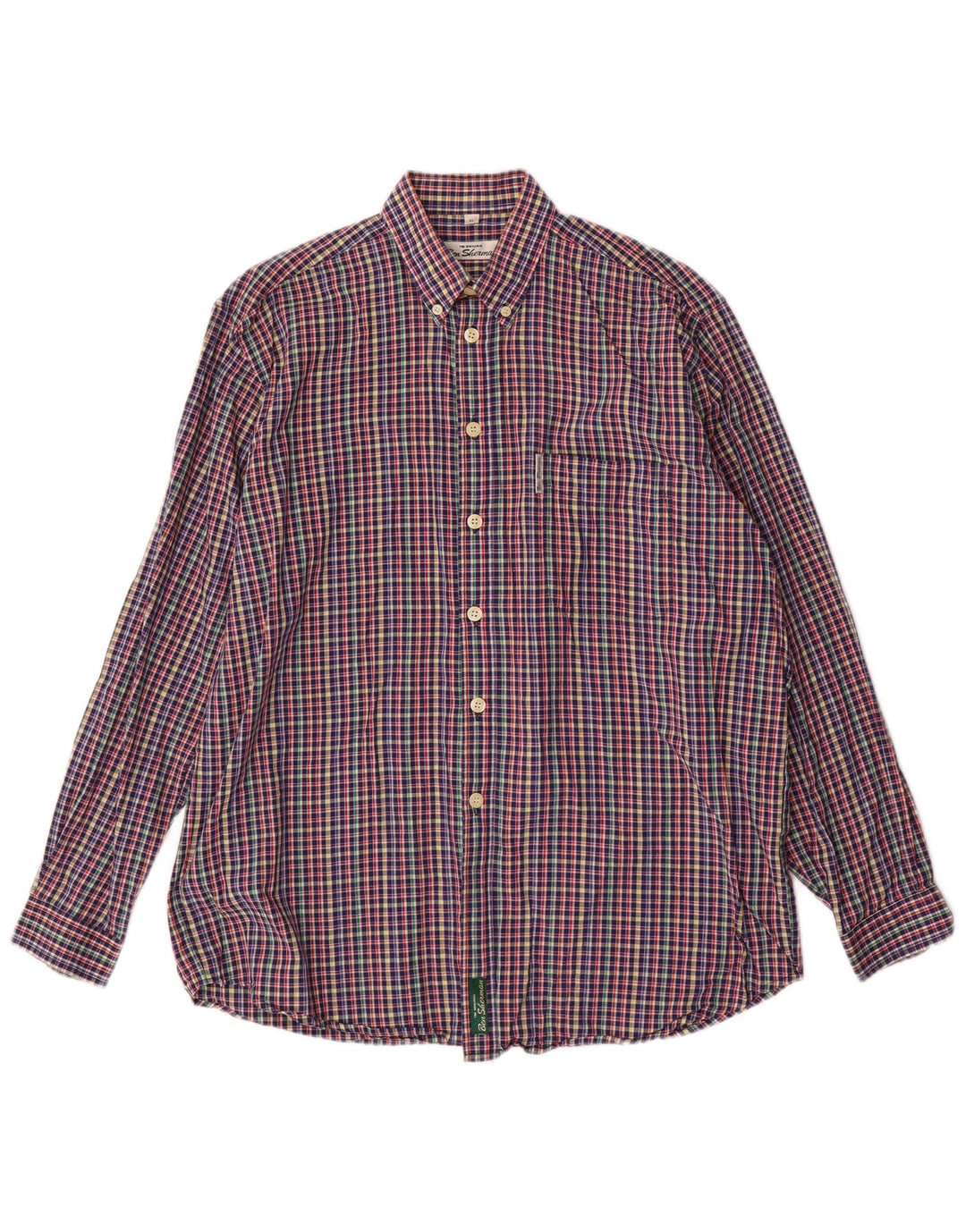 BEN SHERMAN Mens Shirt XL Multicoloured Check