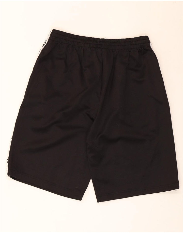 Kejo Mens Graphic Sport Shorts Medium Black Colourblock Polyester