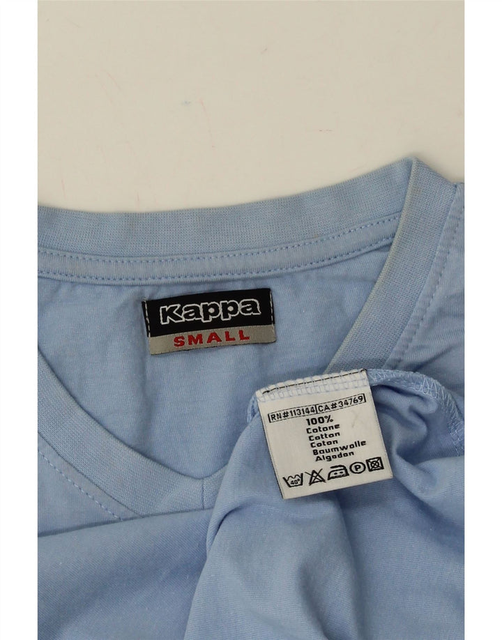 KAPPA Mens T-Shirt Top Small Blue Cotton