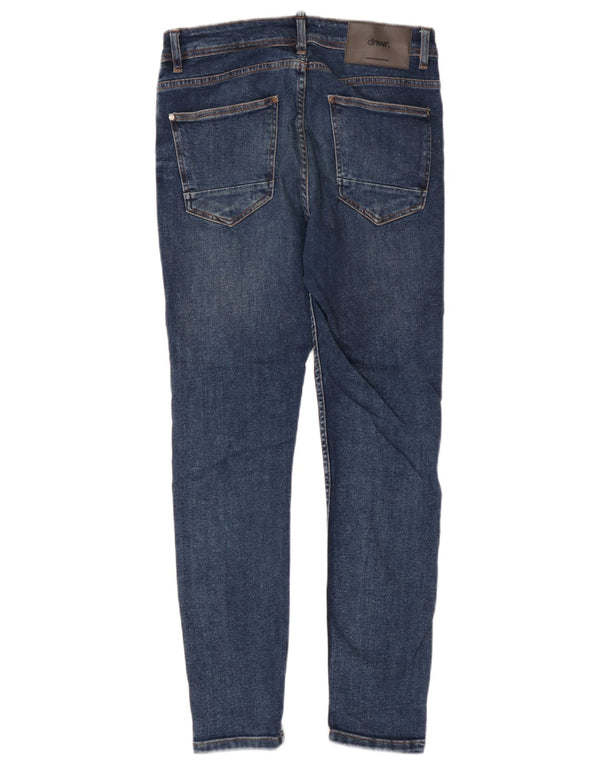 Zara Mens Skinny Jeans EU 40 Medium W31 L29 Blue Cotton