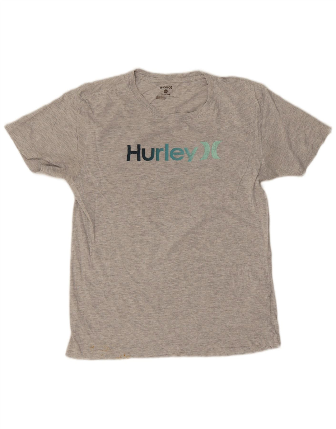 Hurley Mens Graphic T-Shirt Top Small Grey