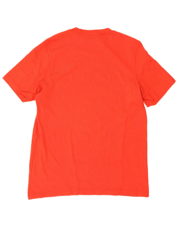Adidas Mens Graphic T-Shirt Top Medium Red Cotton