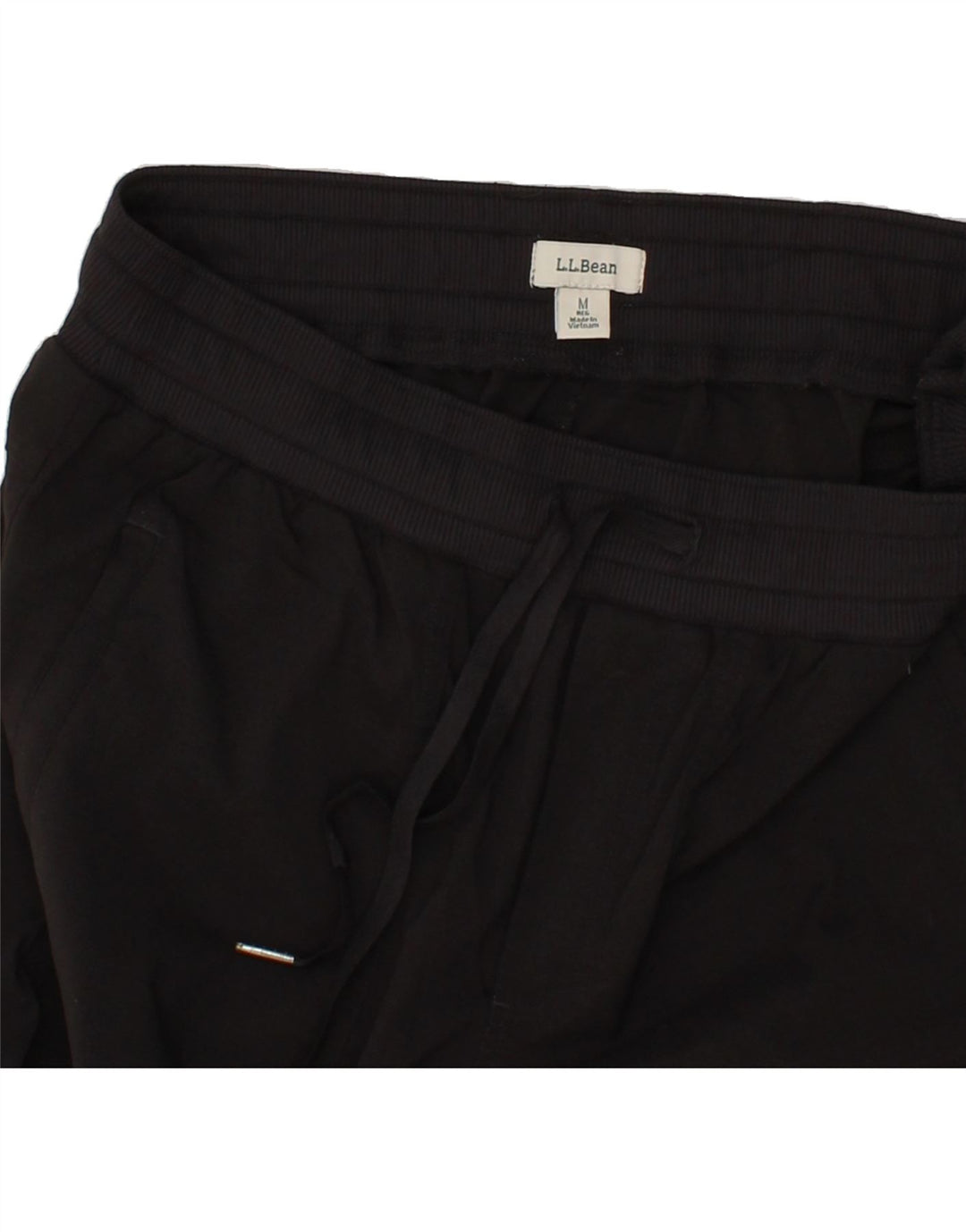 L.L.BEAN Womens Cargo Tracksuit Trousers UK 14 Medium Black Nylon Vintage L.L.Bean and Second-Hand L.L.Bean from Messina Hembry 
