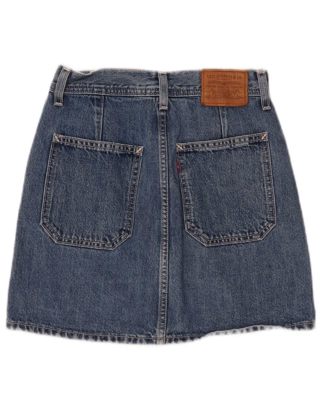 Levi's Womens Denim Skirt W23 2XS Blue Cotton