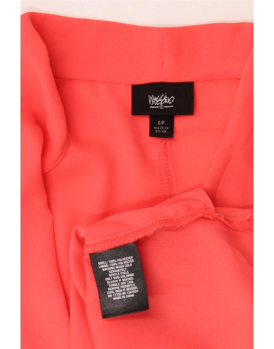 MOSSIMO Womens Sleeveless Blouse Top UK 10 Small Orange Polyester Vintage Mossimo and Second-Hand Mossimo from Messina Hembry 