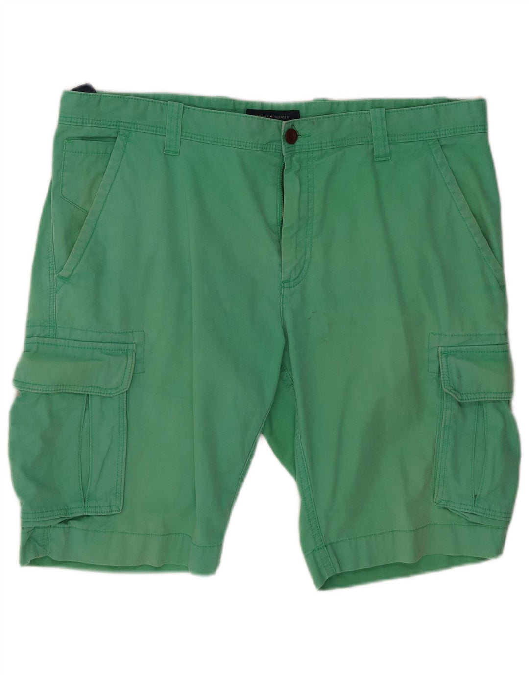 TOMMY HILFIGER Mens Cargo Shorts W38 XL Green Cotton
