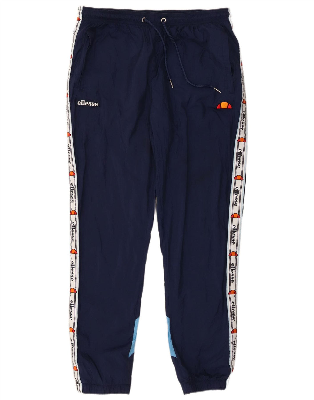 Ellesse Mens Tracksuit Trousers Joggers Medium Navy Blue Colourblock
