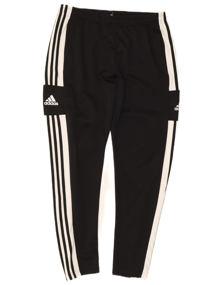 Adidas Mens Graphic Tracksuit Trousers Large Black Polyester